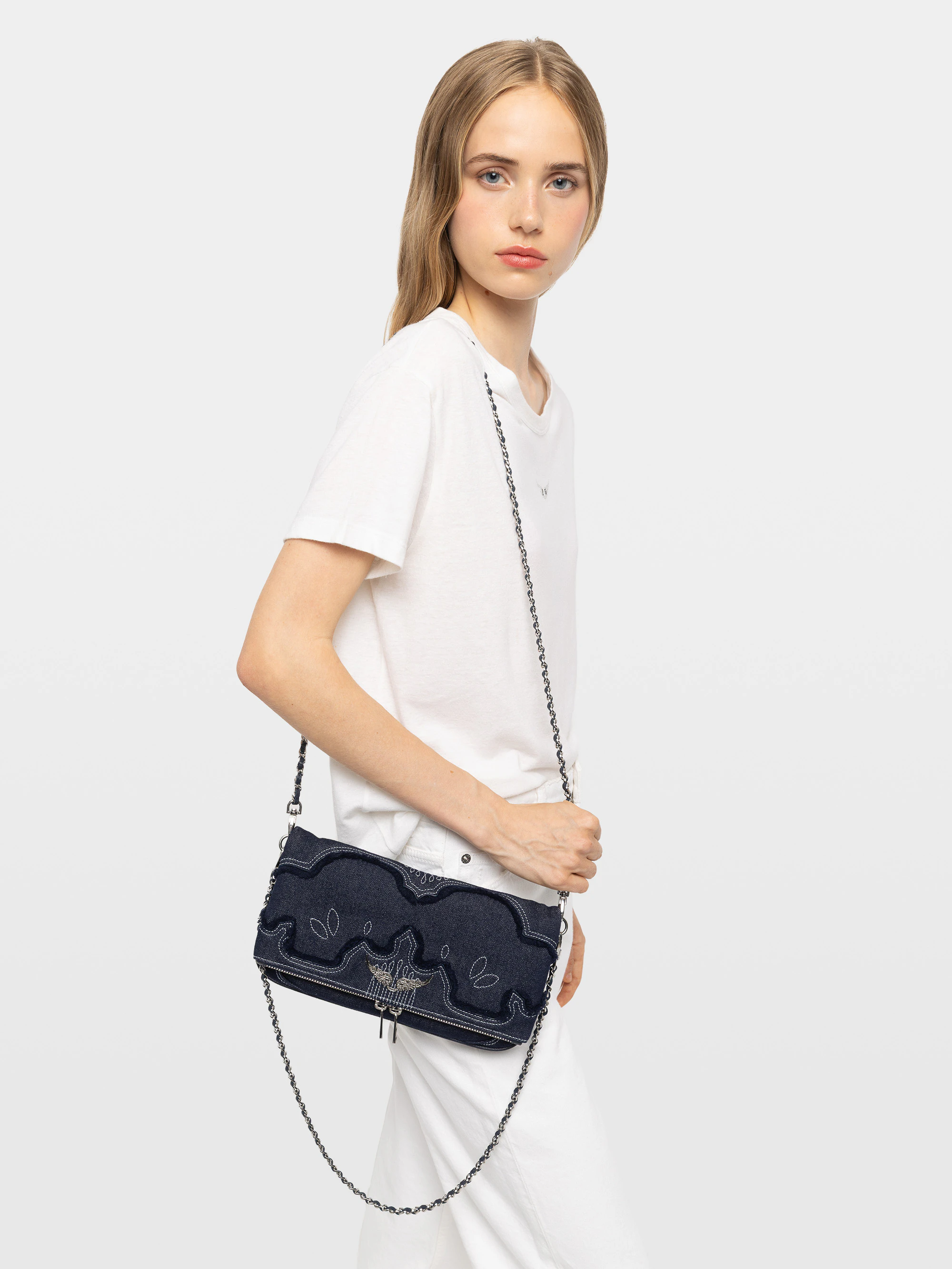 Rock Denim Clutch