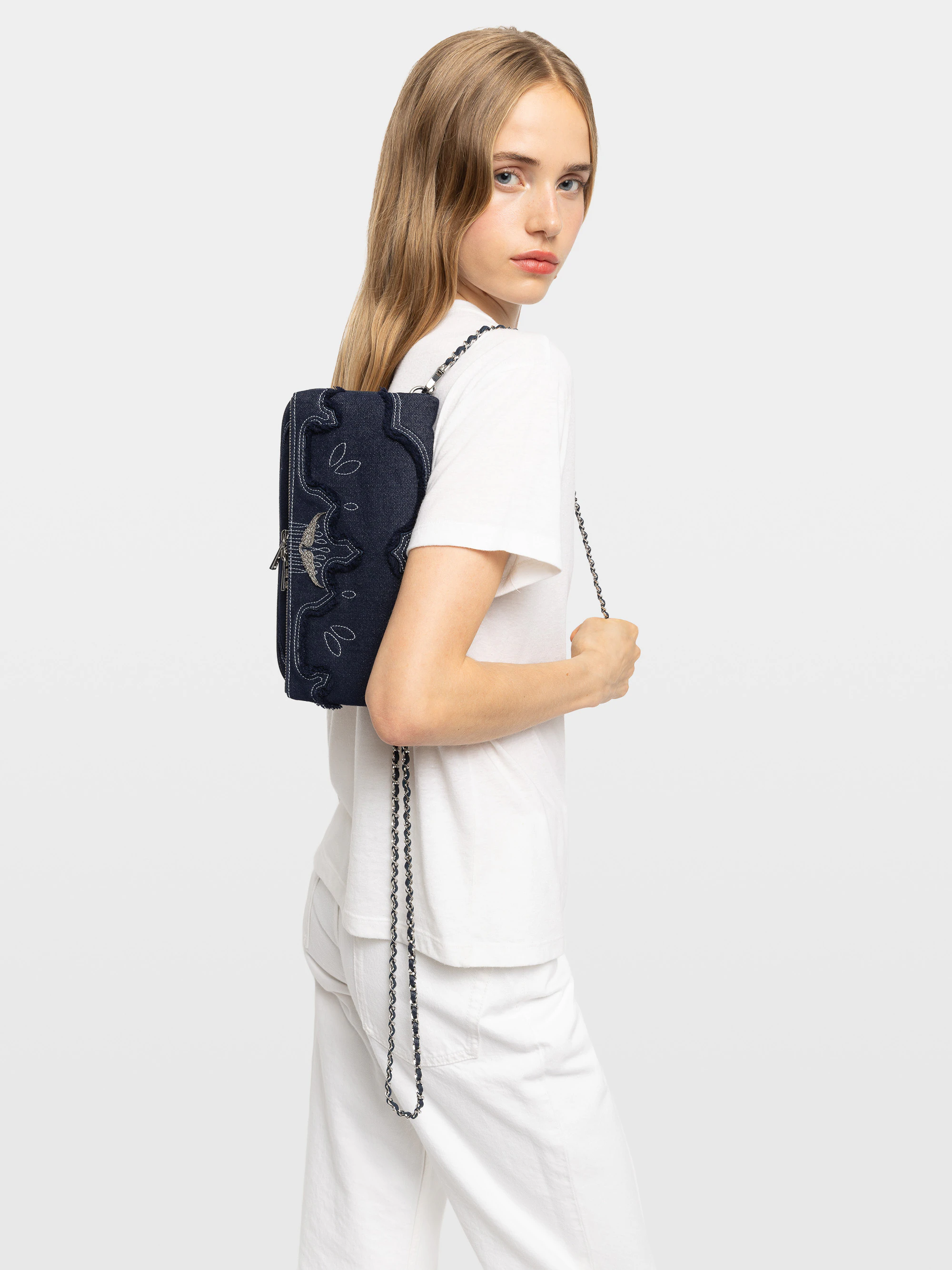 Rock Denim Clutch