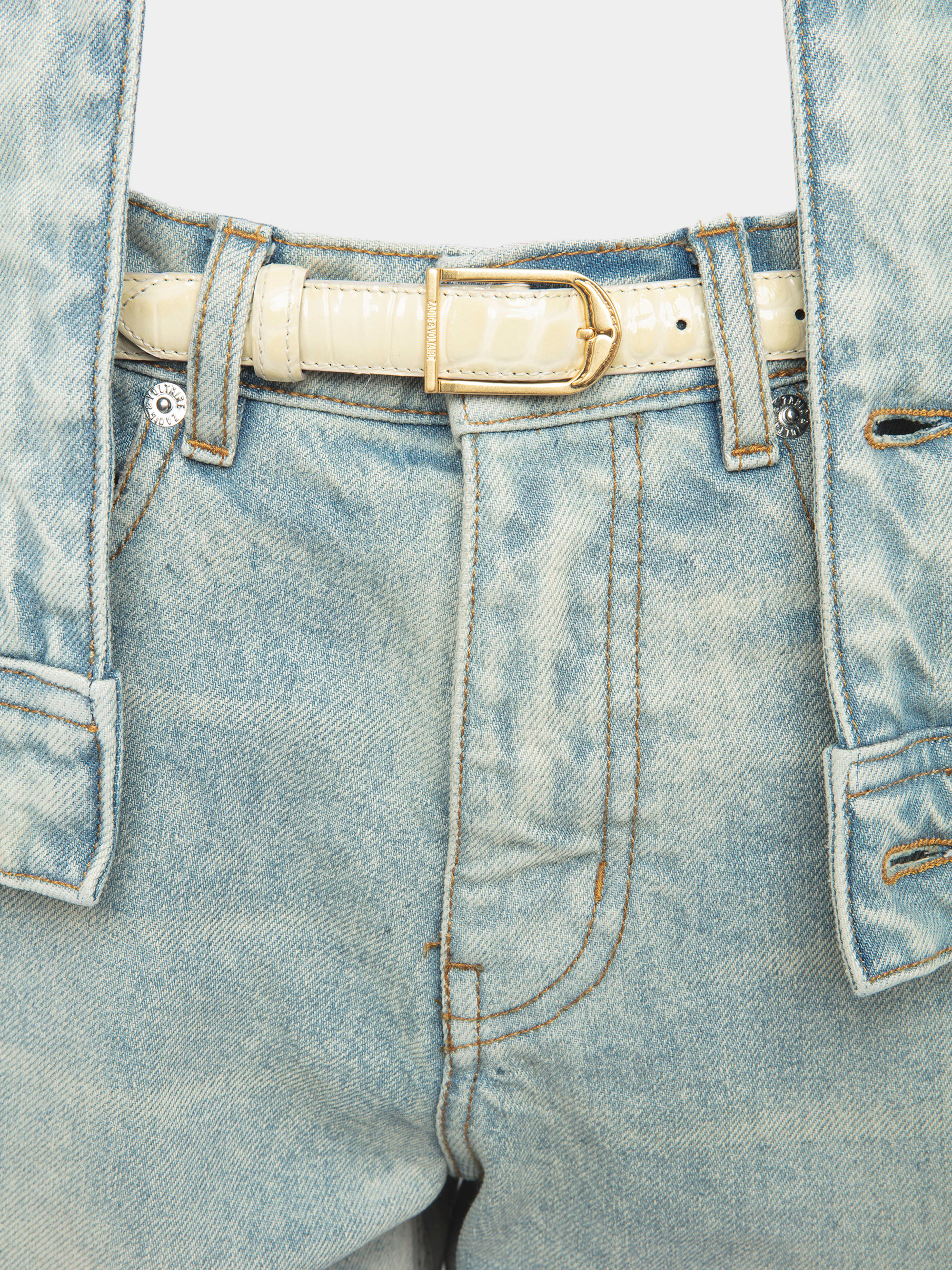 Ceinture Rise Croco 20mm