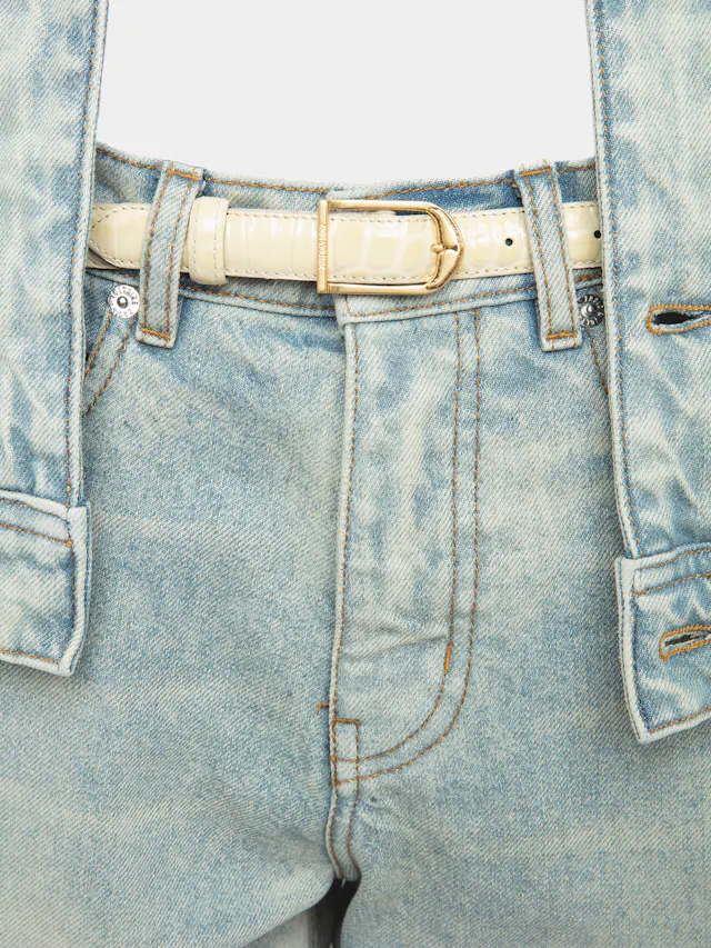 Ceinture Rise Croco 20mm