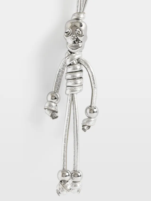 Portachiavi Skull Keyring Vintage Metal