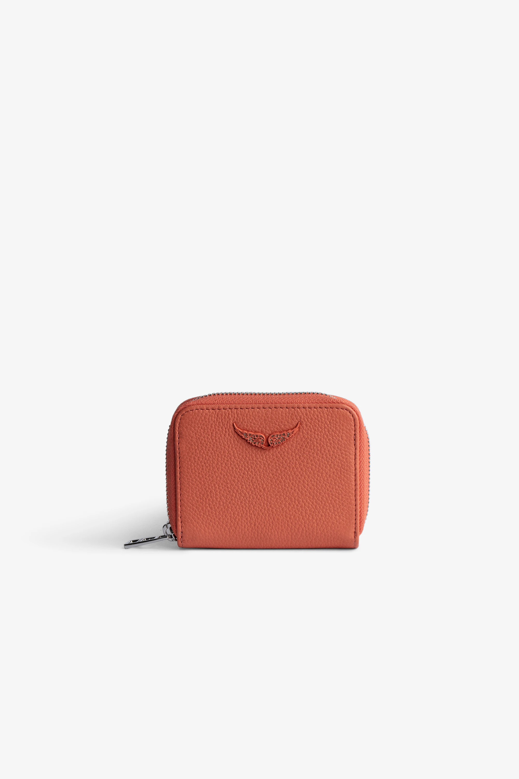 Mini ZV Coin Purse wallet orange women | Zadig&Voltaire