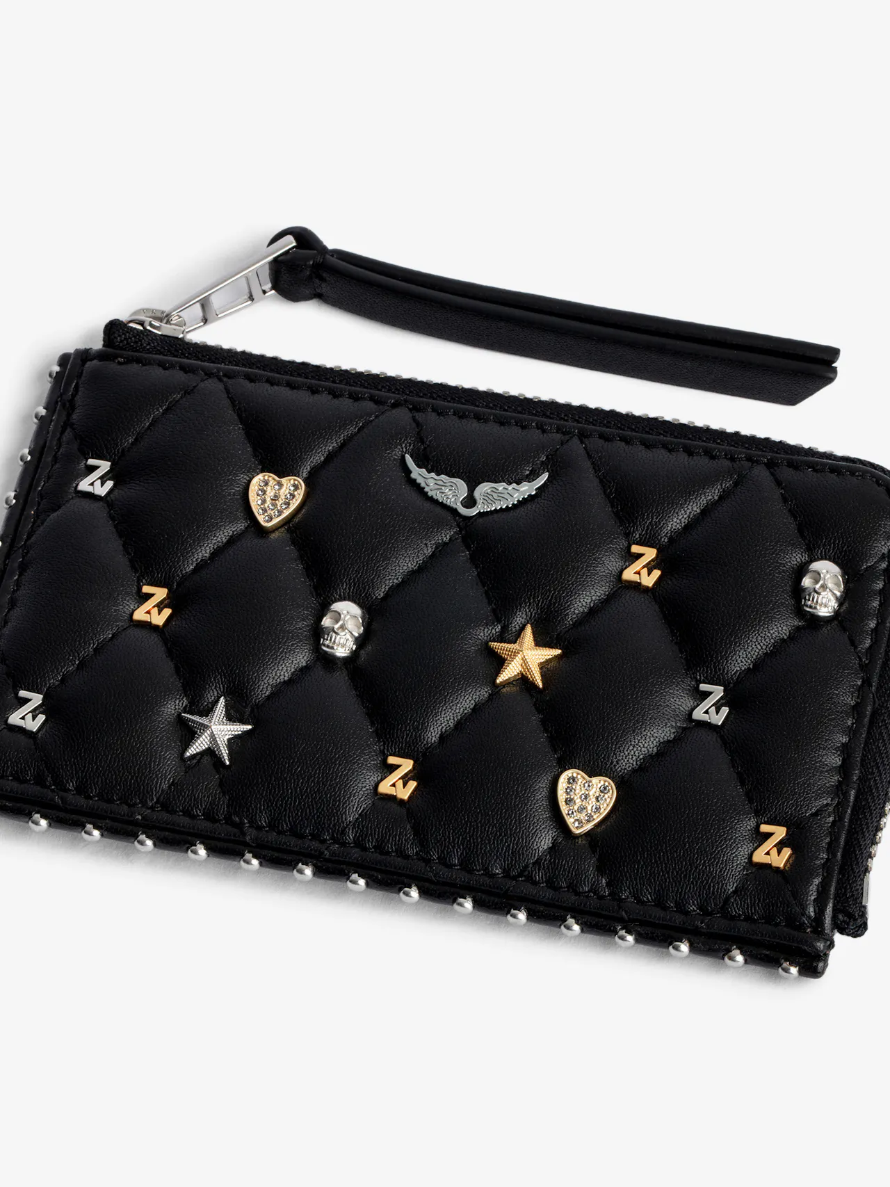 ZV Card Card Holder Card Holder Black Women Zadig Voltaire Zadig zv-card-card-holder-card-holder-black-women-zadig-voltaire-zadig