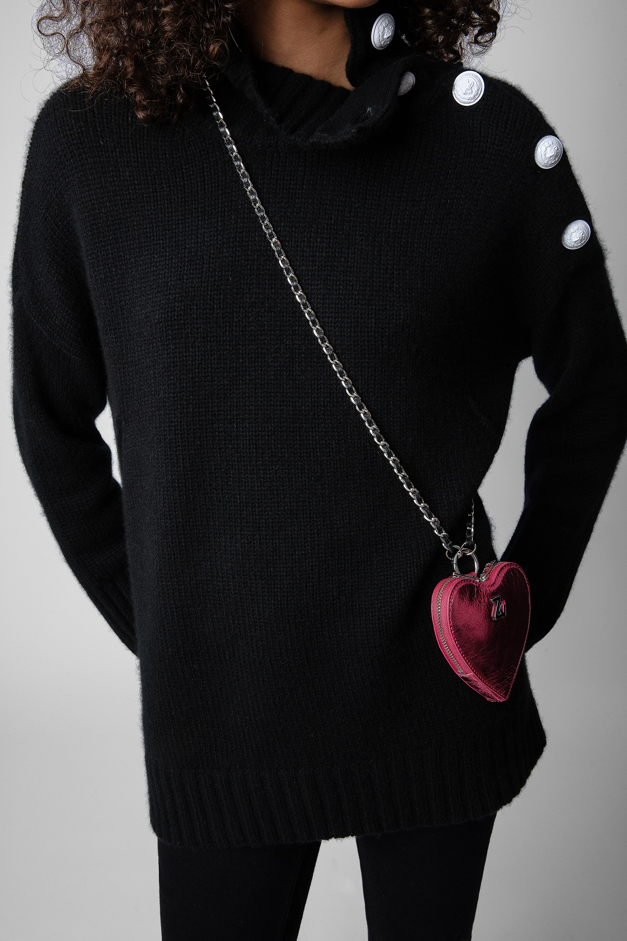ZV Crush Le Coeur Clutch wallet pink women | Zadig&Voltaire