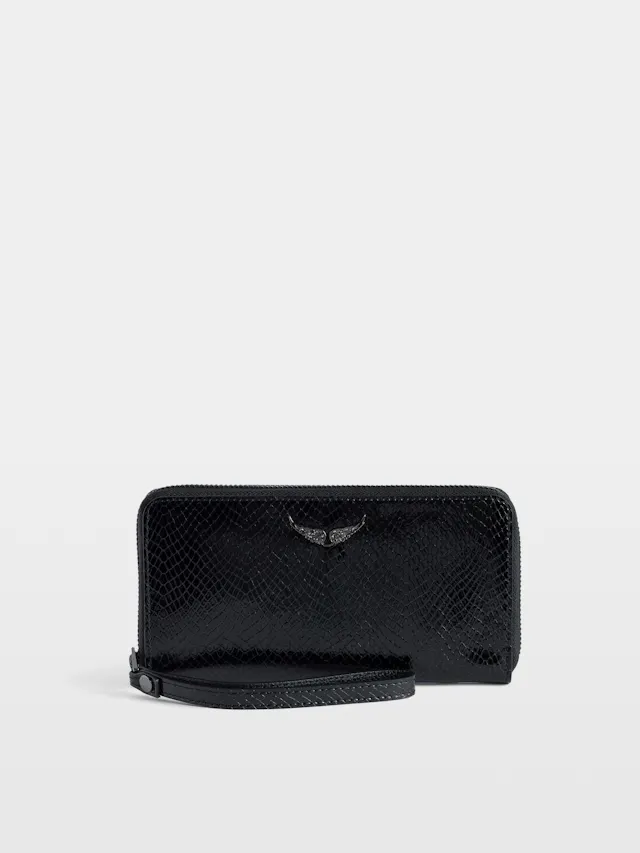 Cartera Compañera Glossy Wild Grabada