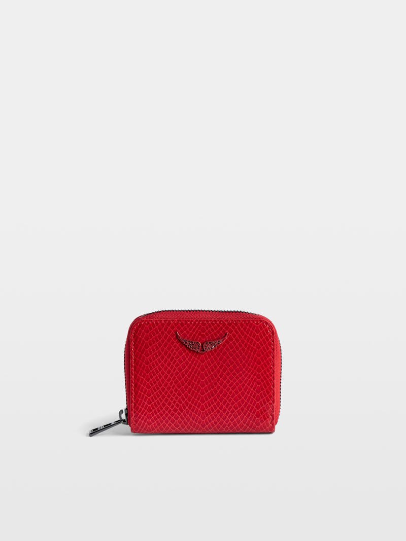 Mini ZV Glossy Wild Geprägte Geldbörse