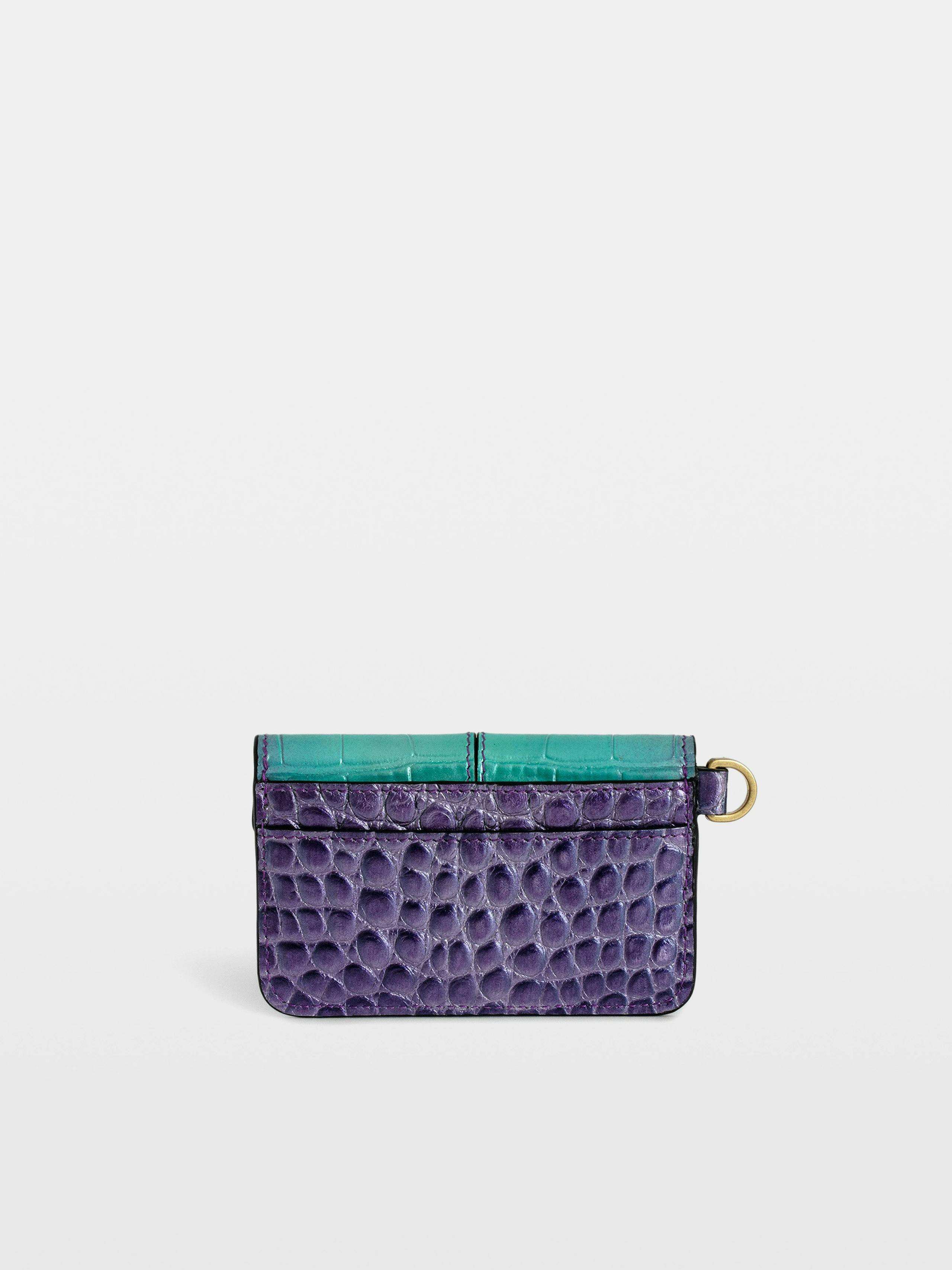 Portacarte Borderline Pass Goffrato Metallizzato 2