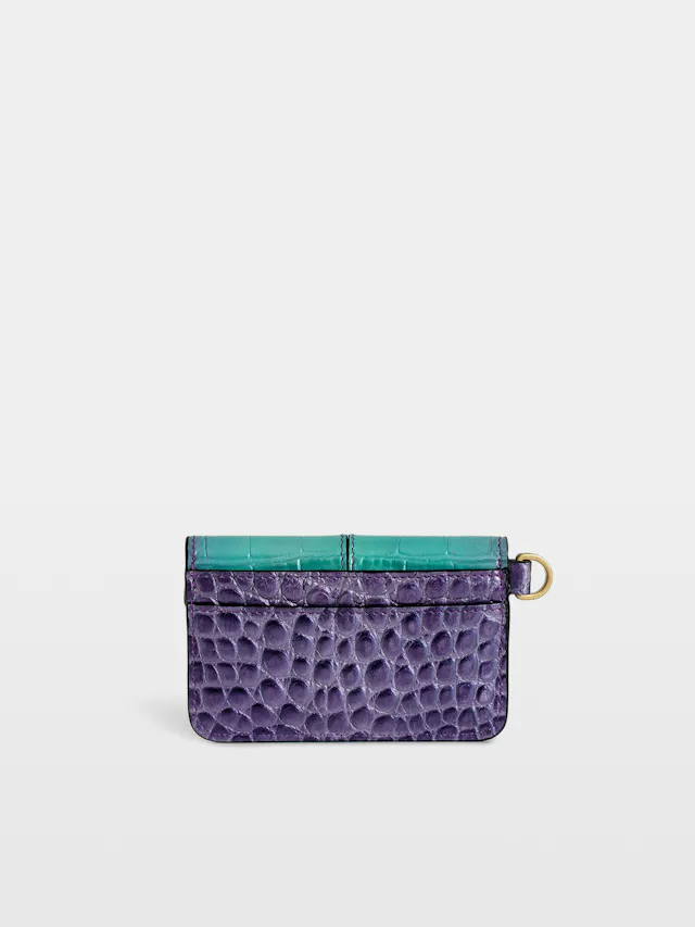 Porte-cartes Borderline Pass Embossée Métallisée