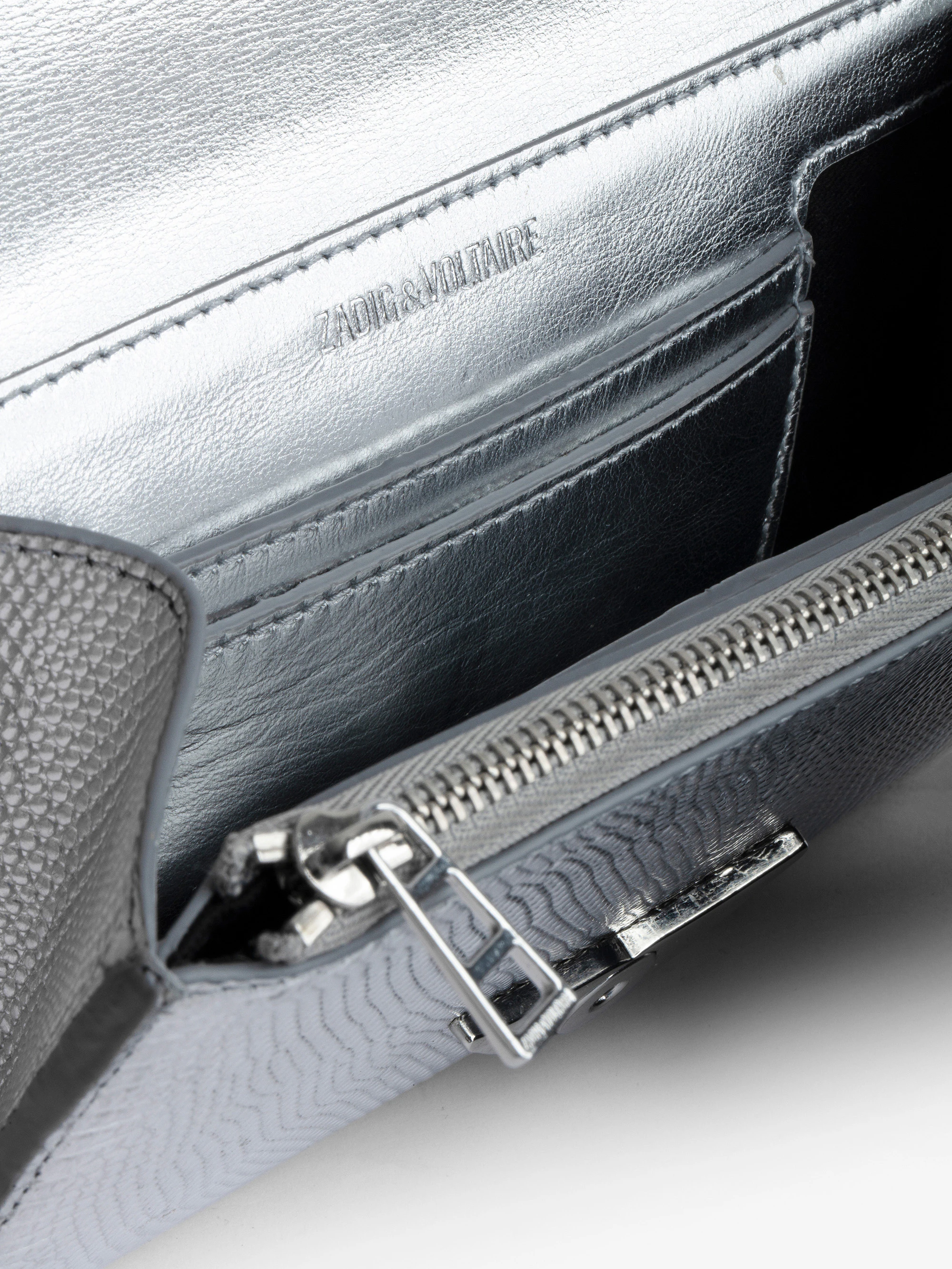 Borderline Embossed Metallic Wallet thumbnail 4