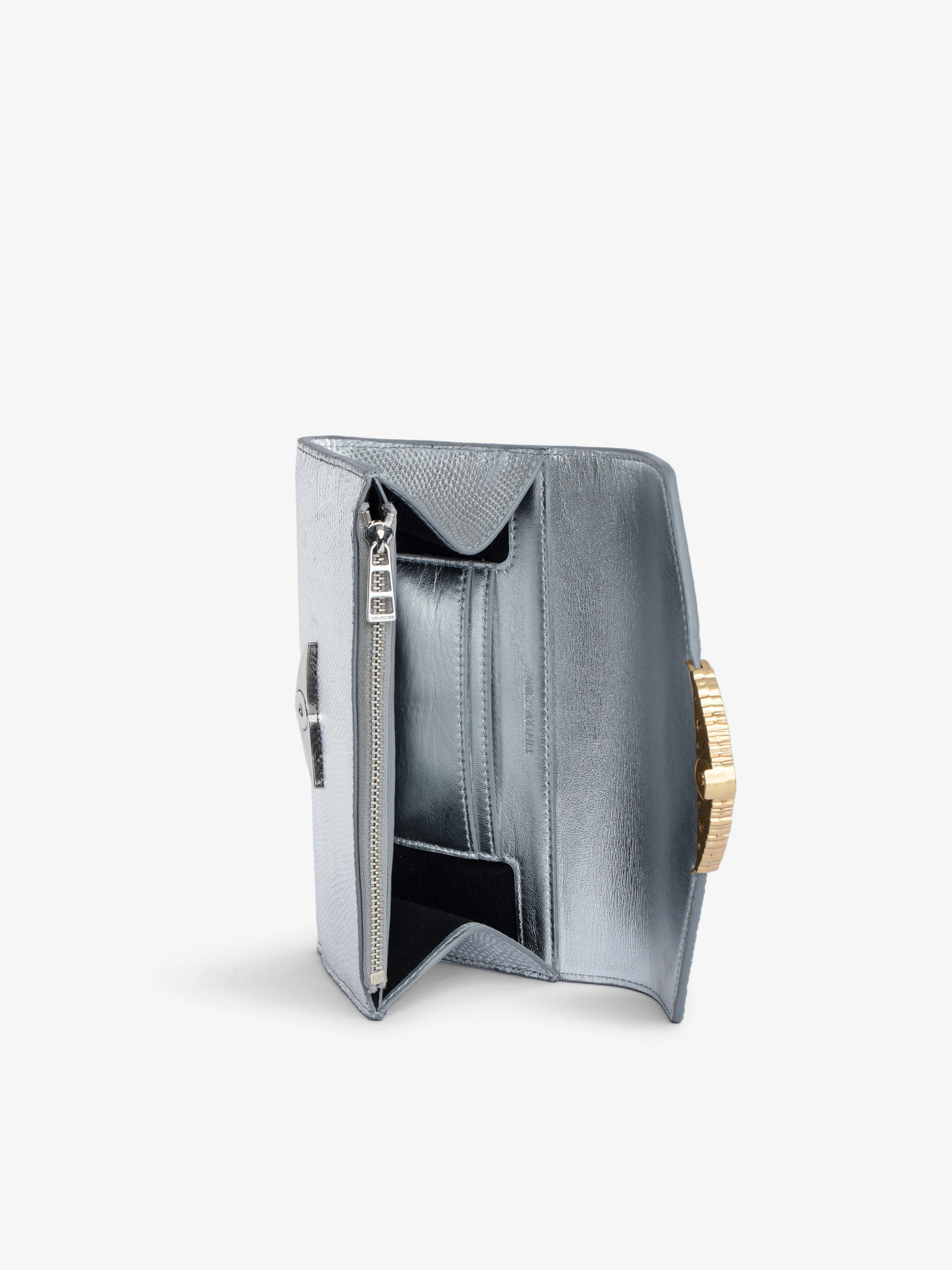 Borderline Embossed Metallic Wallet thumbnail 5