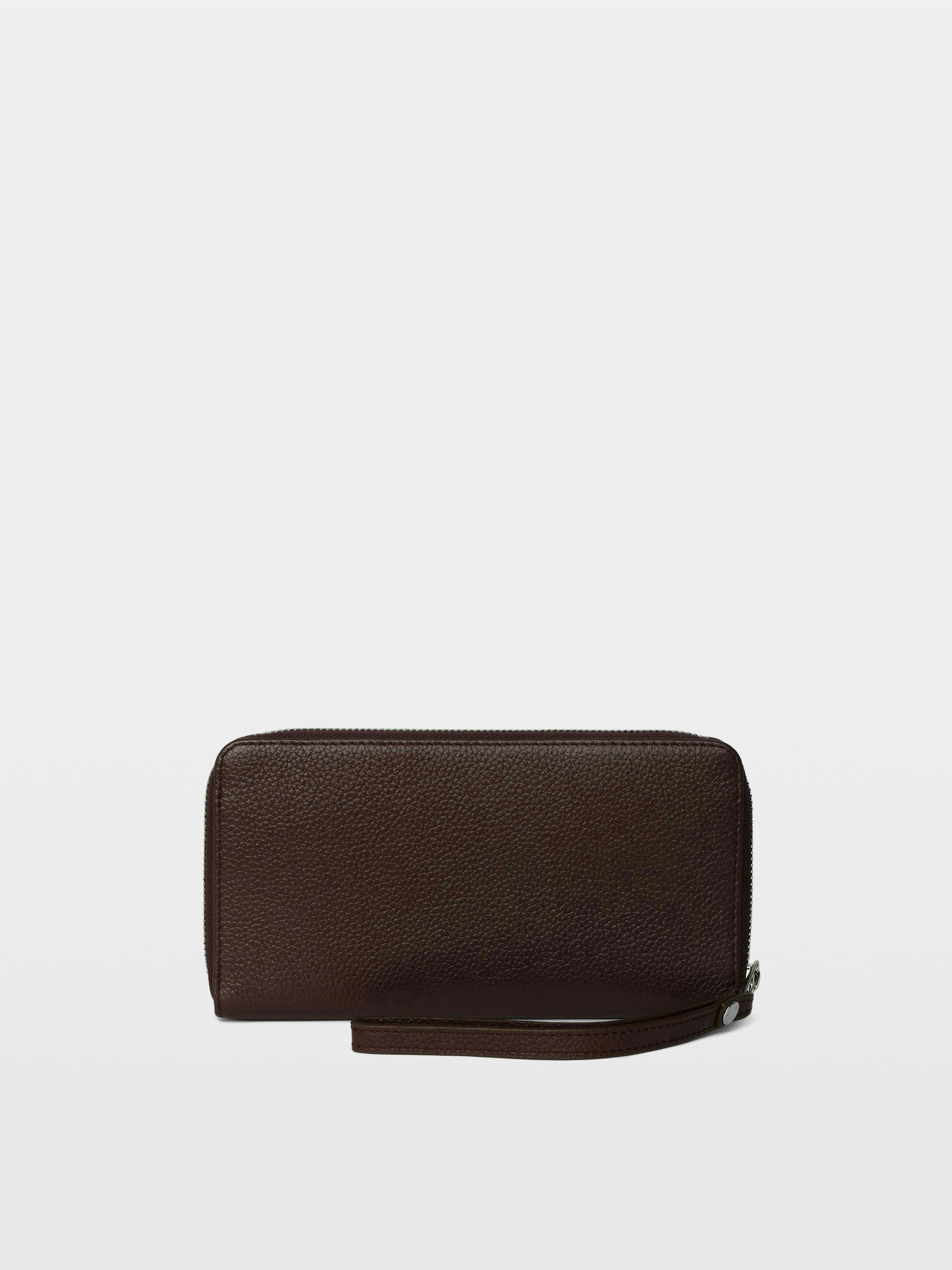 Purple Leather Companion Wallet | Zadig&Voltaire | Zadig&Voltaire
