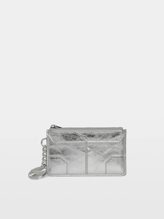 Zadig & Voltaire Sunny Card Cardholder Vintage Metal