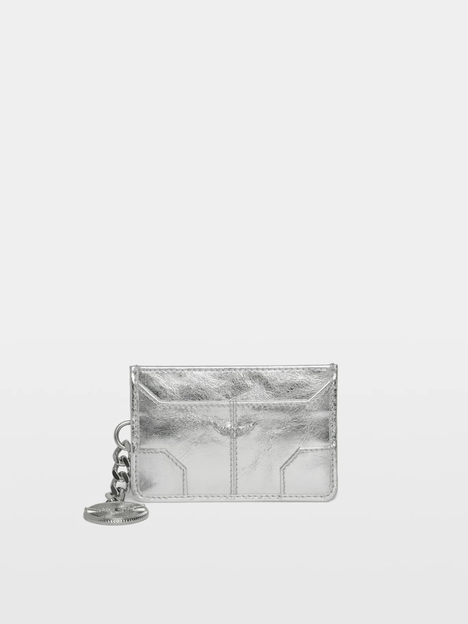 Zadig & Voltaire Sunny Pass Vintage Metal Card Holder