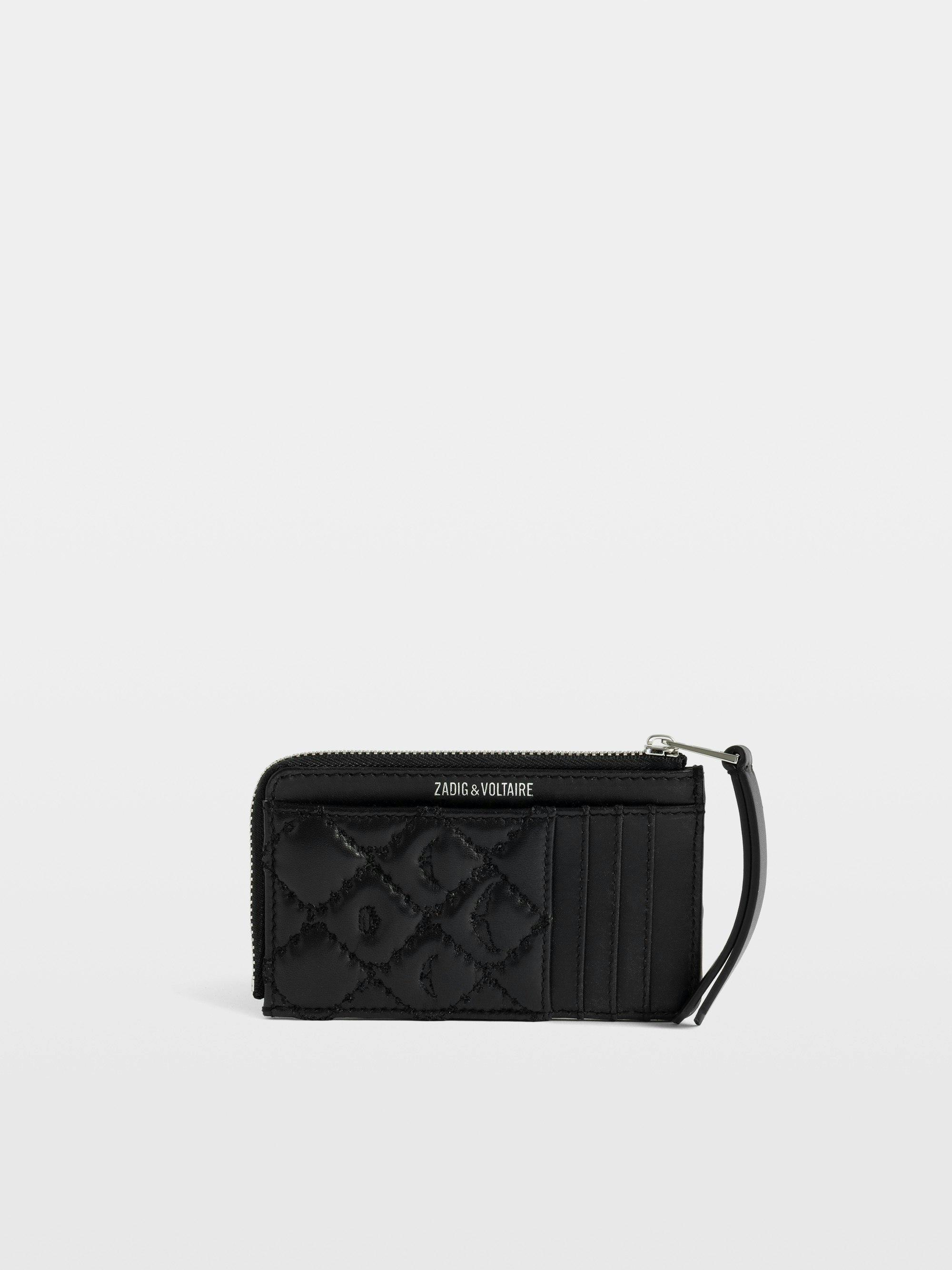 ZV Card Quilted Monogram Card Holder