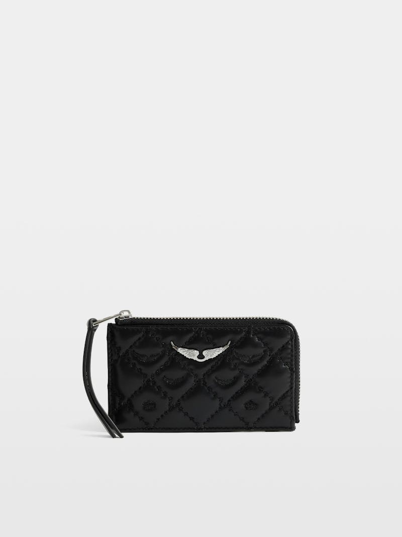 ZV Card Quilted Monogram Card Holder