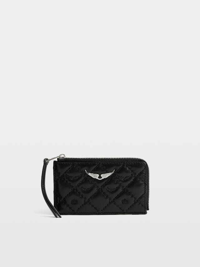 Portacarte ZV Card Trapuntato Monogram