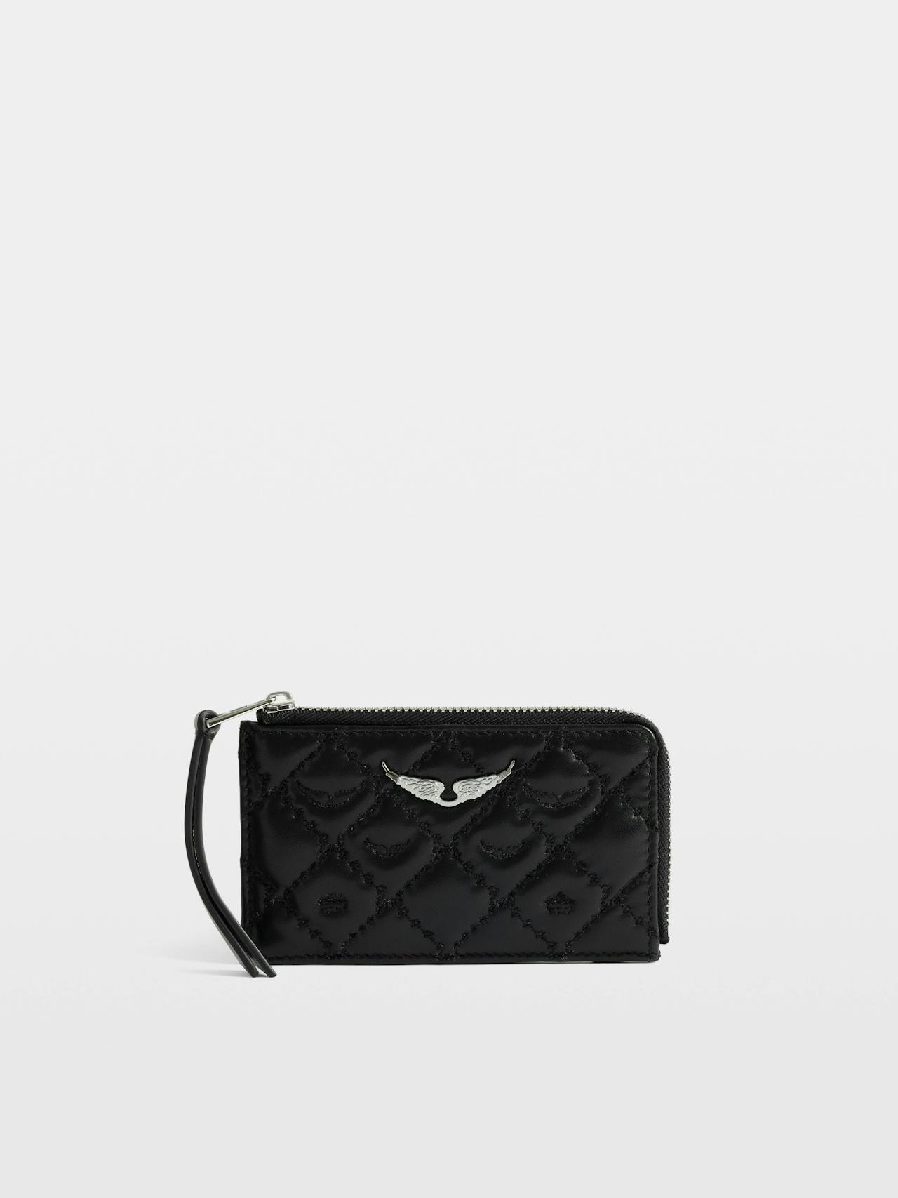 ZV Card Quilted Monogram Card Holder