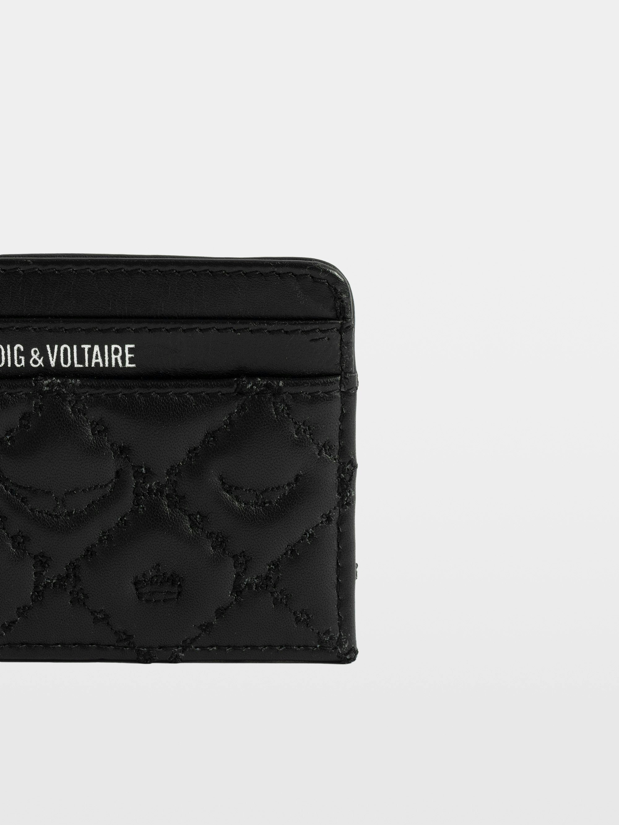 ZV Pass Quilted Monogram Card Holder