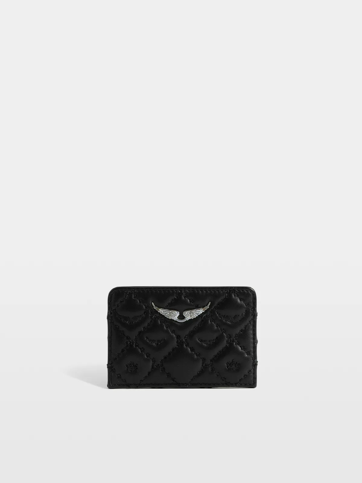 ZV Pass Quilted Monogram Card Holder