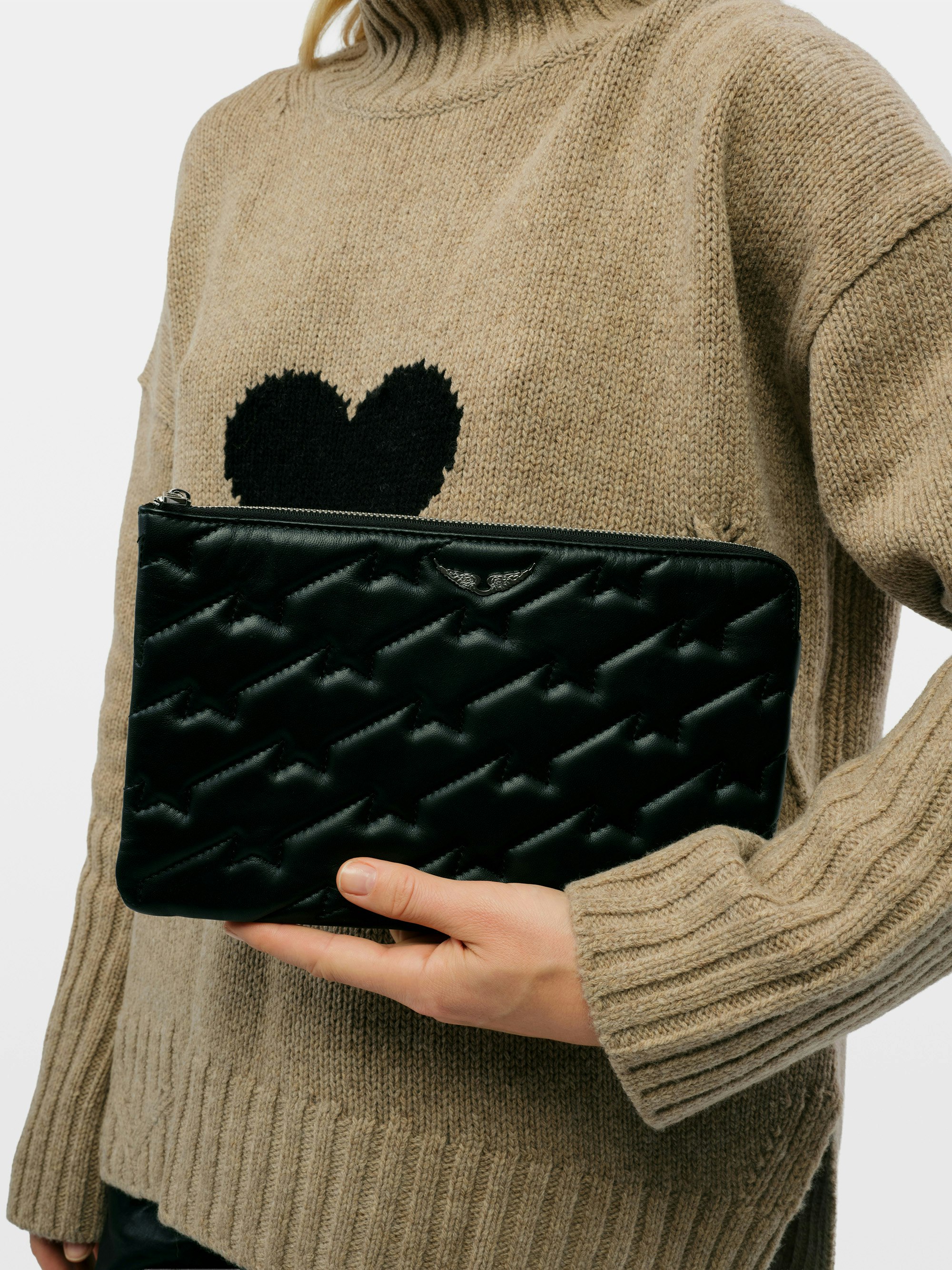 Uma Wings ZV Quilted Clutch