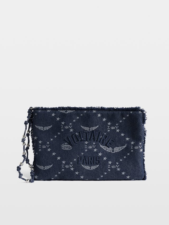 Bolso de Mano Angel Denim Monogram