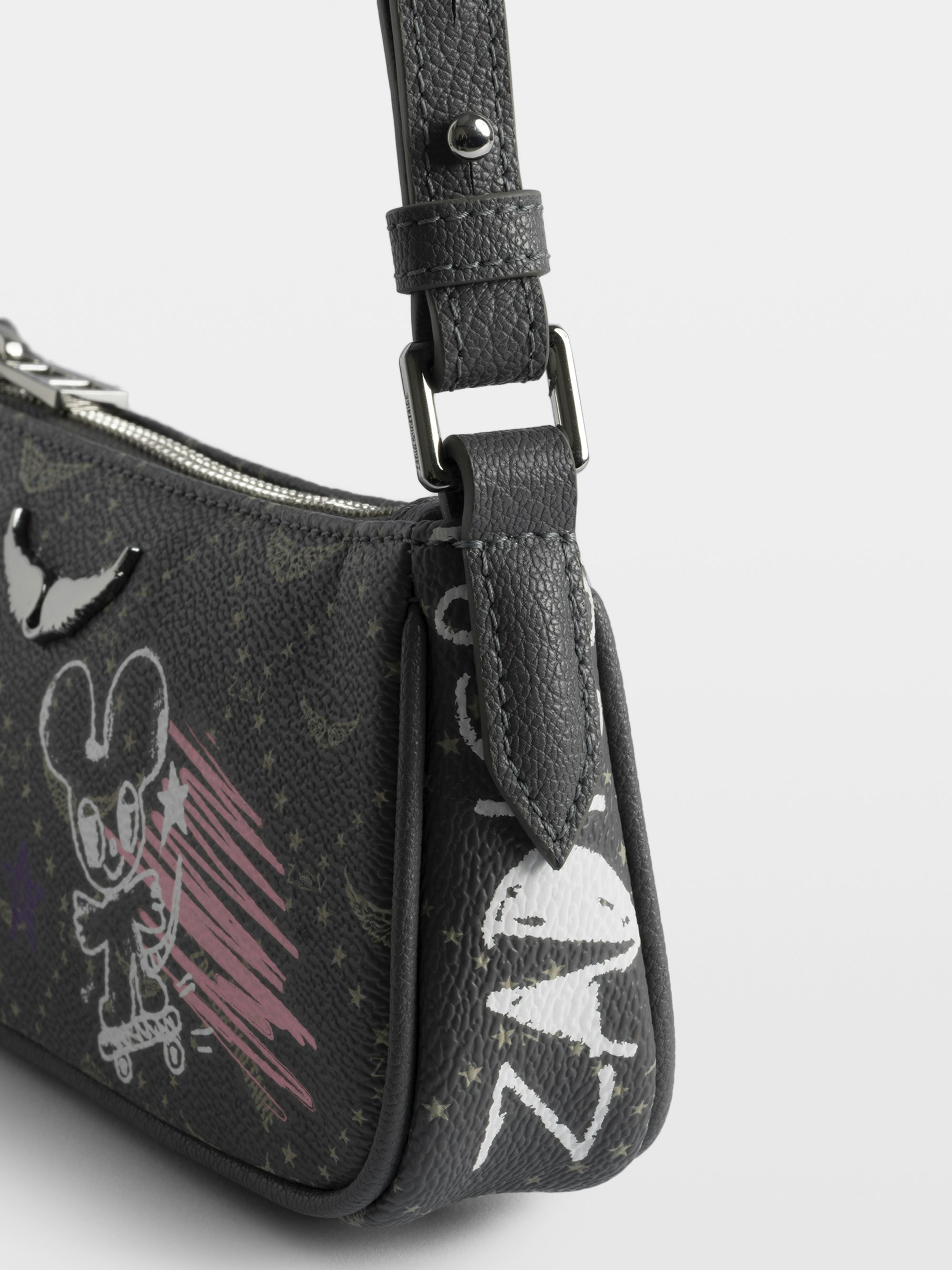 Z Pocket Monogram Tag Clutch