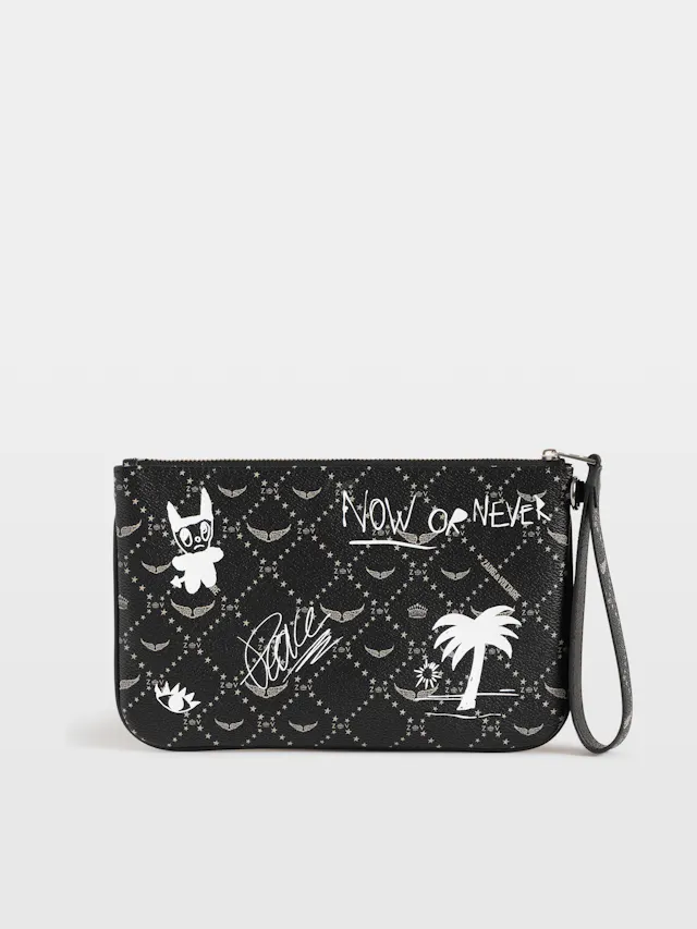 Bolso de mano Z Pouch Monogram Arty Tag