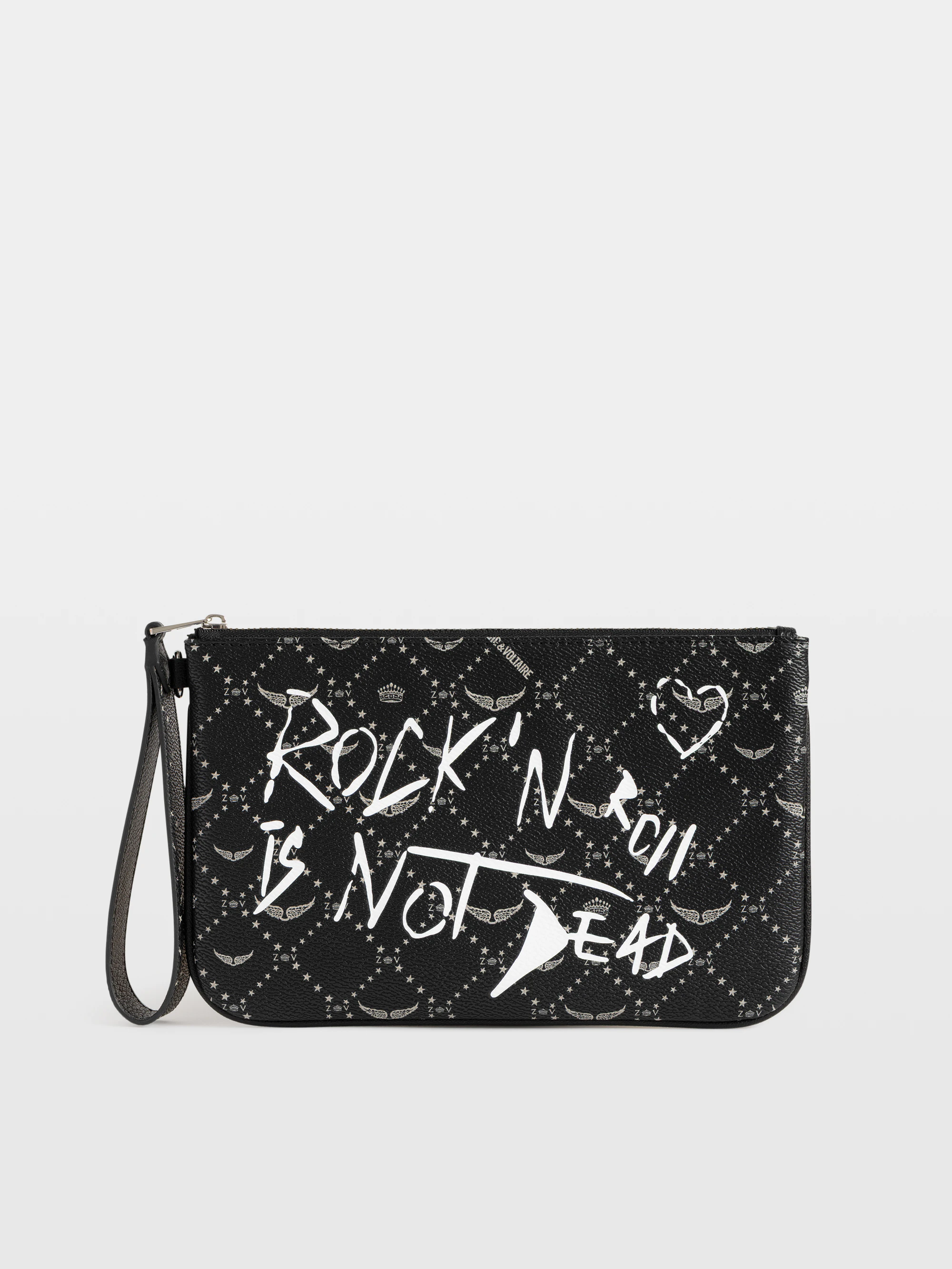 Z Pouch Monogram Arty Tag Clutch