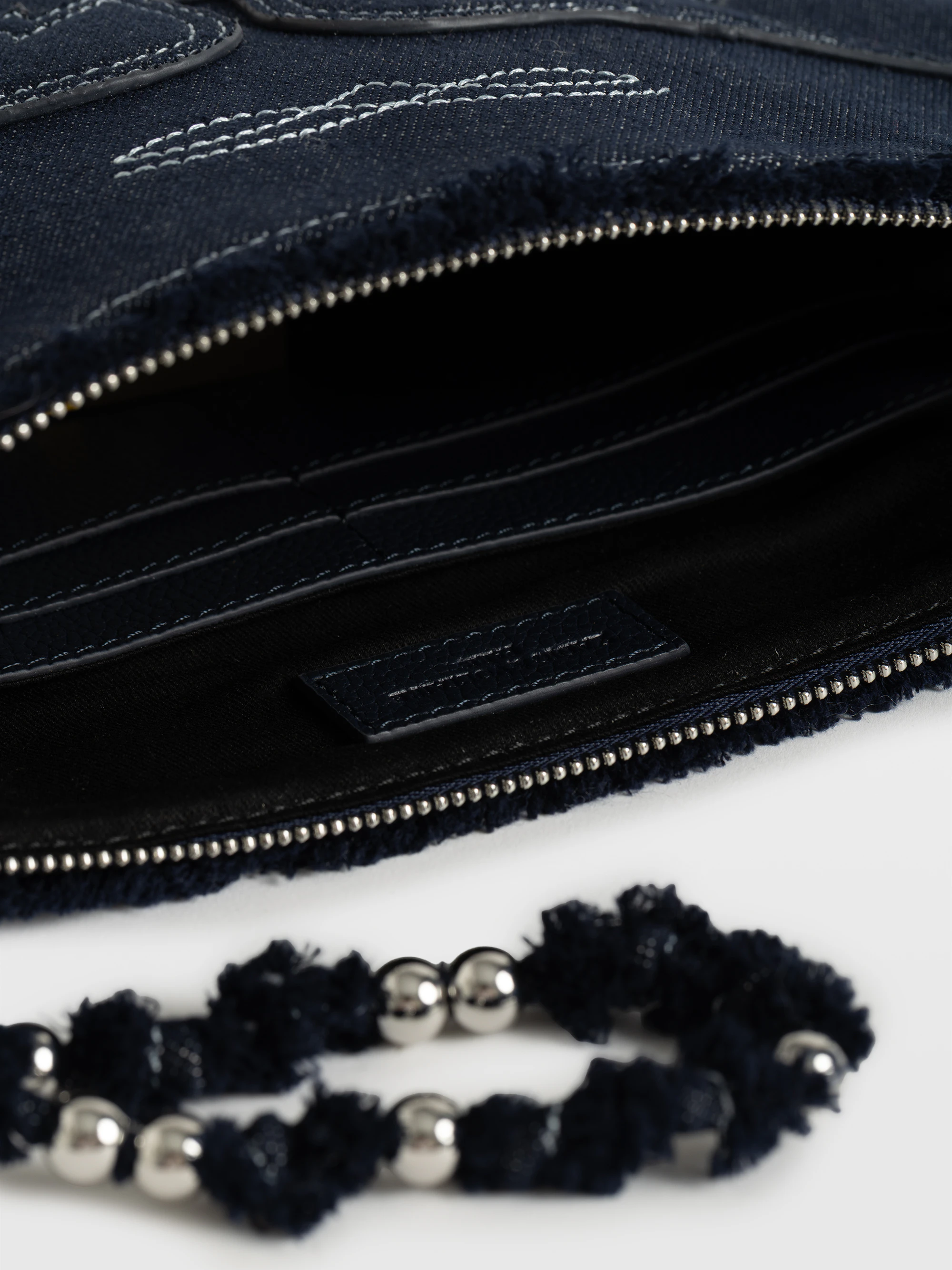 Angel Denim Western Clutch