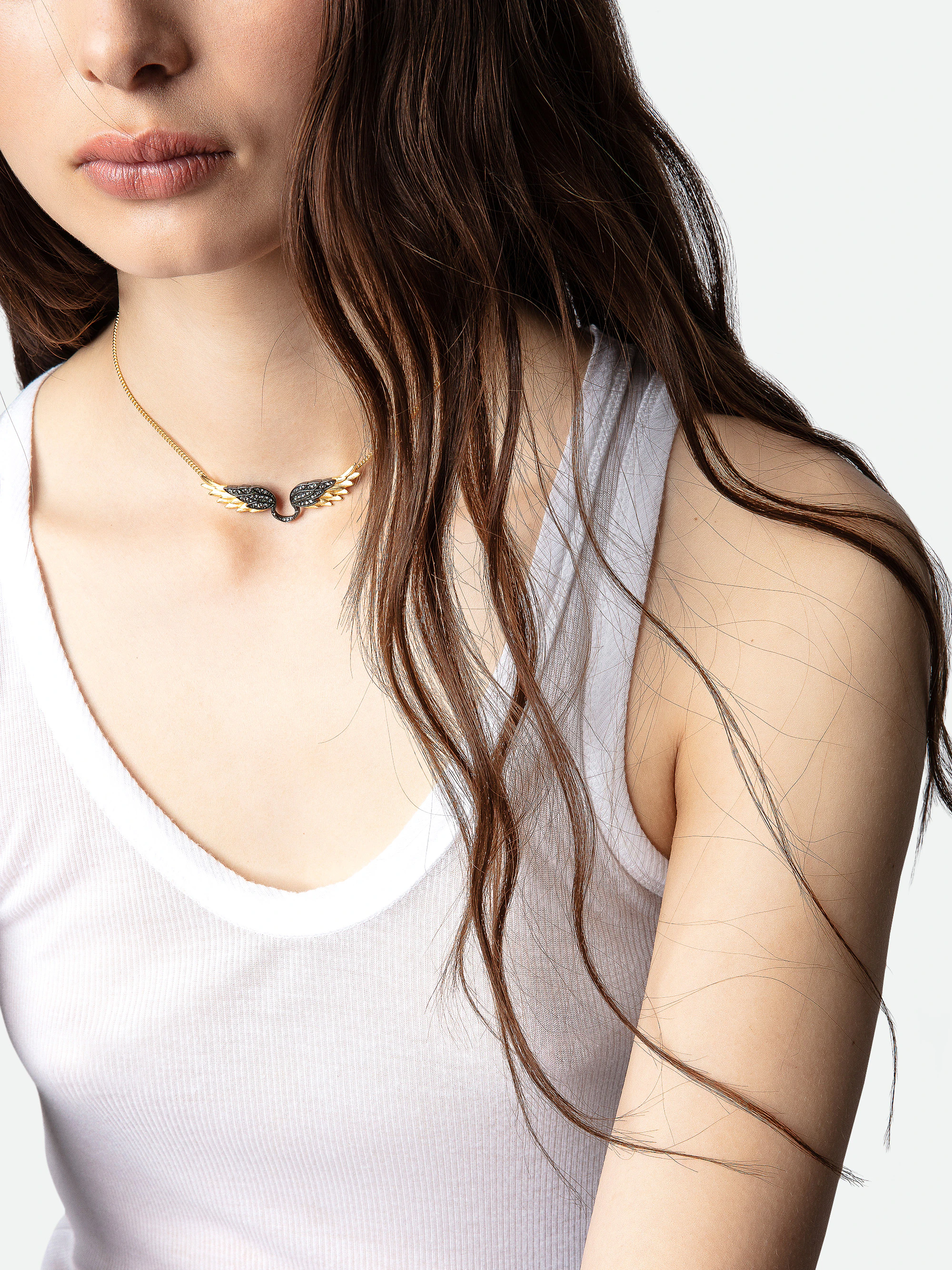 Rock Feather Necklace thumbnail 2