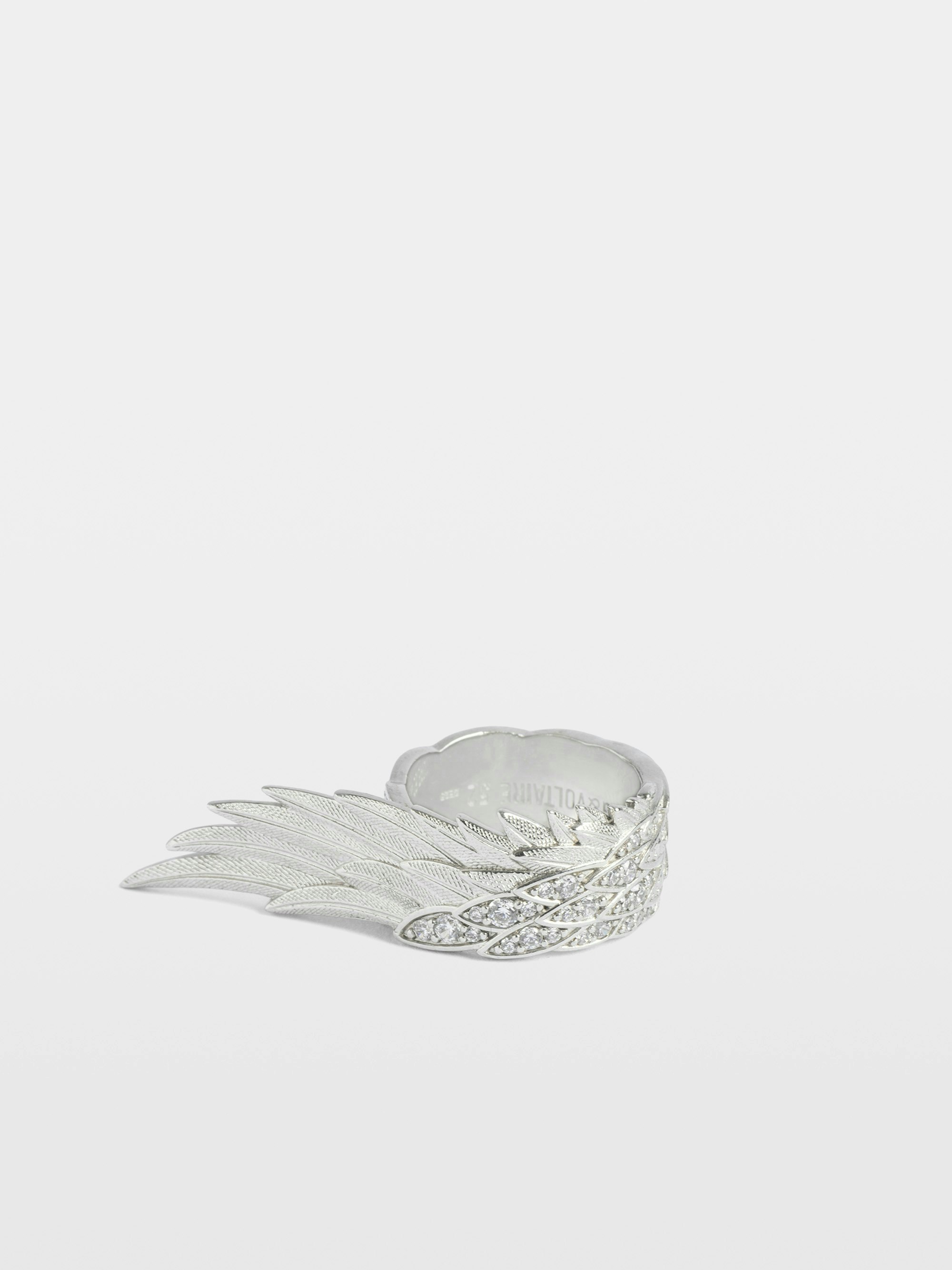 Rock Feather Spread Ring 2