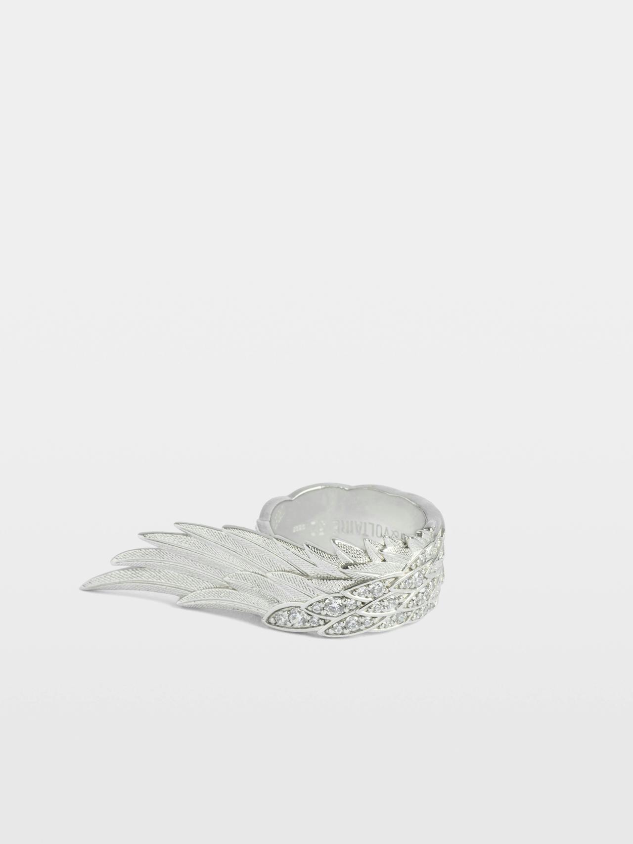 Rock Feather Spread Ring