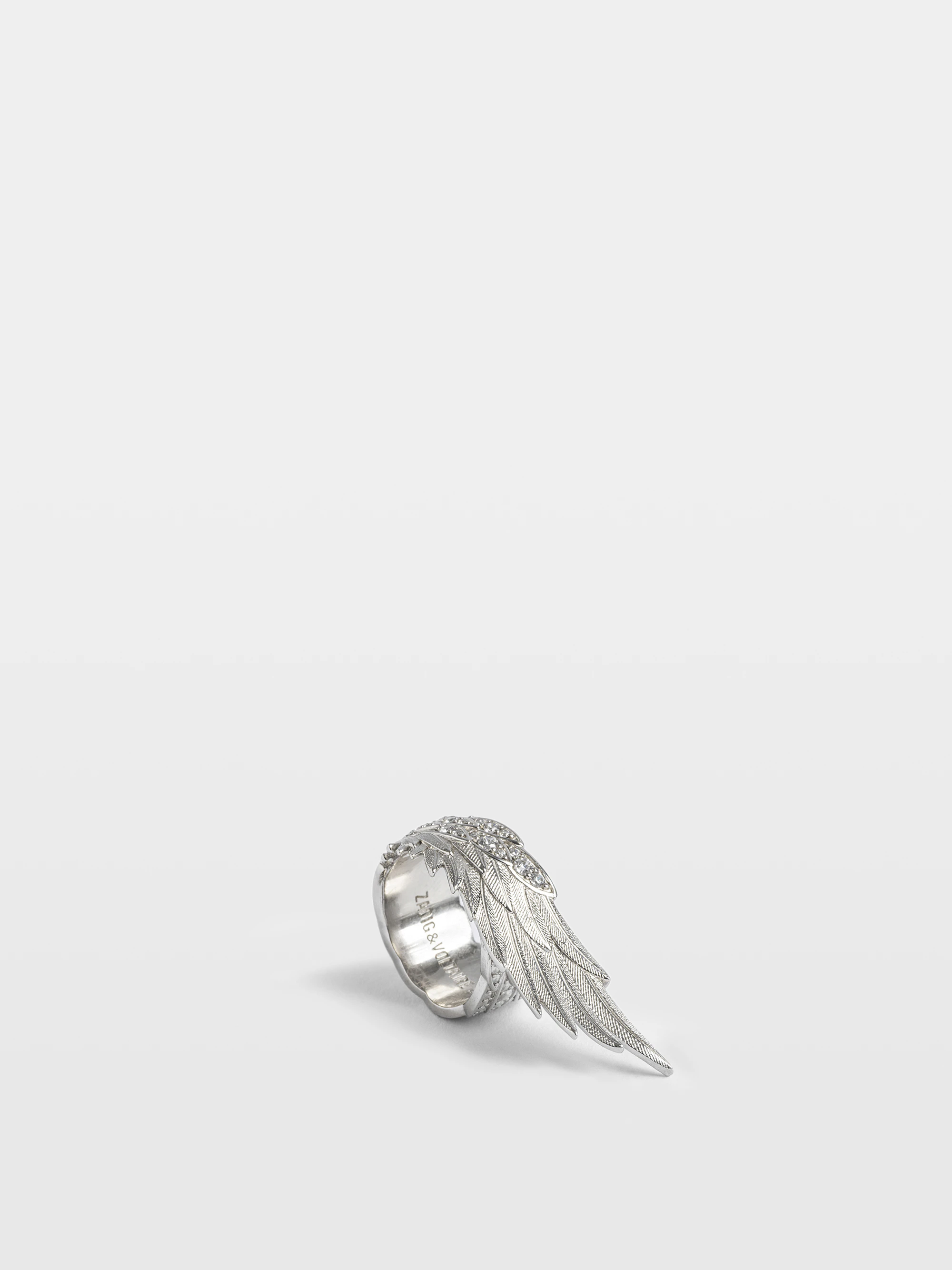 Rock Feather Spread Ring