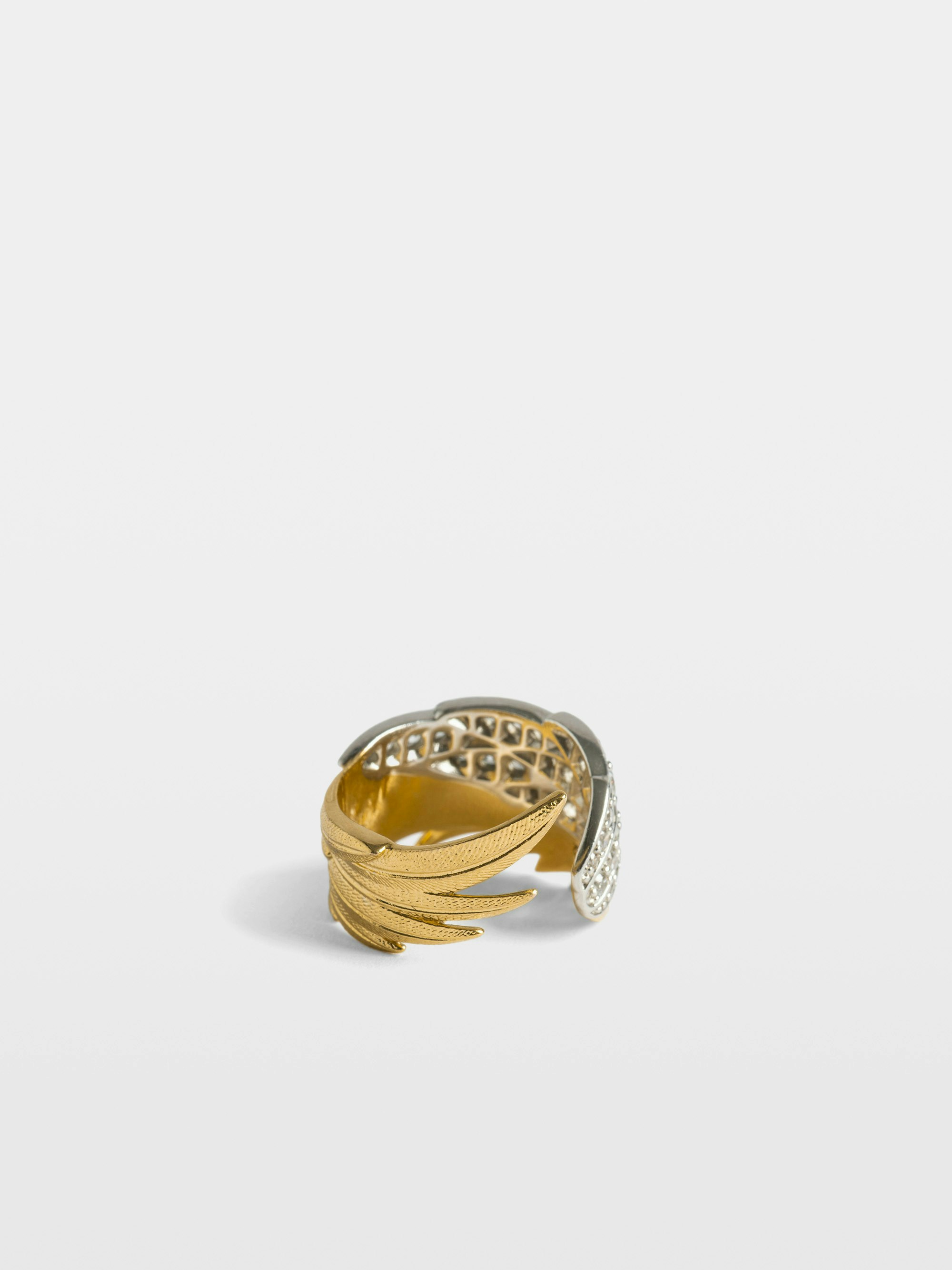 Rock Feather Ring