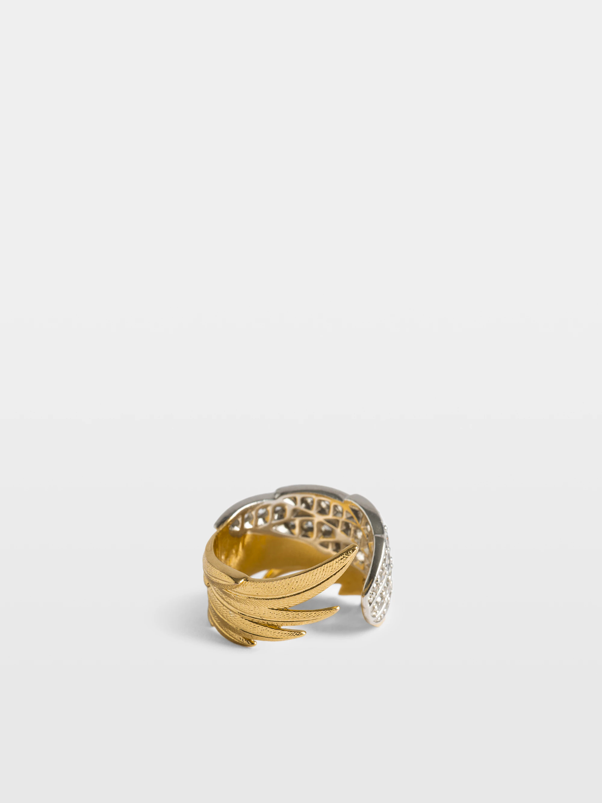 Rock Feather Ring