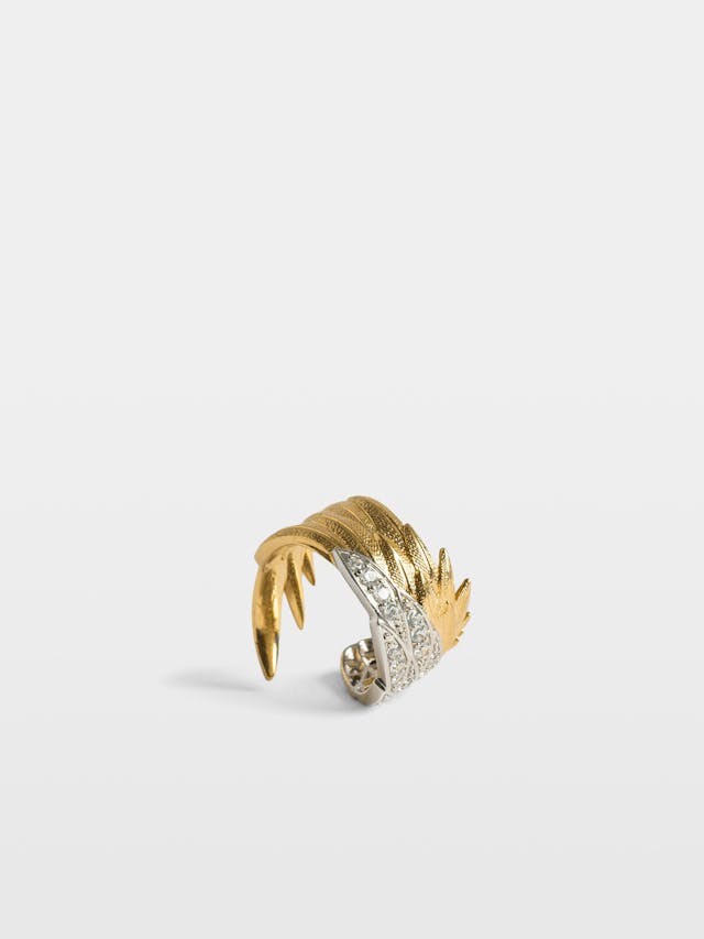 Rock Feather Ring