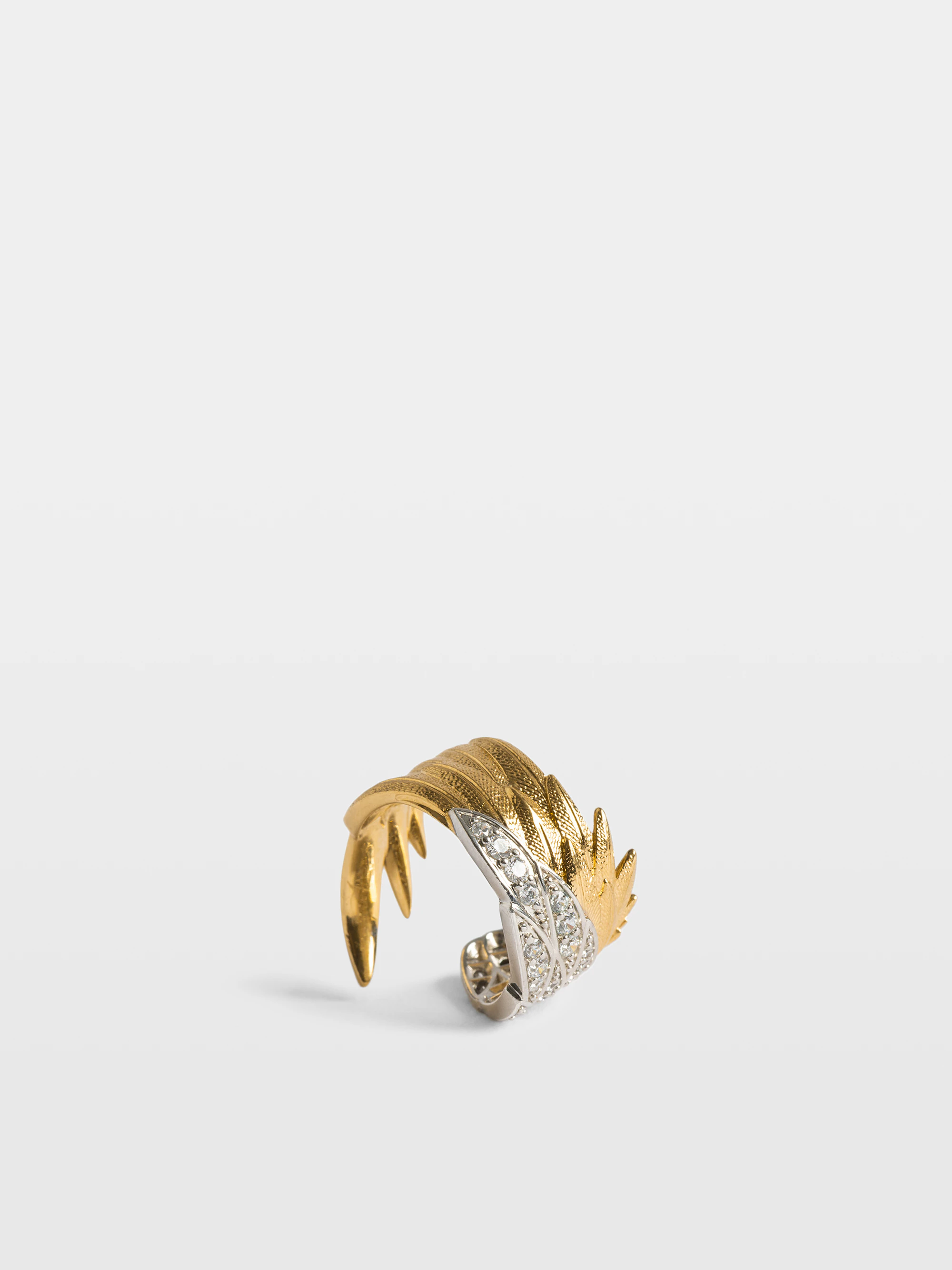 Rock Feather Ring