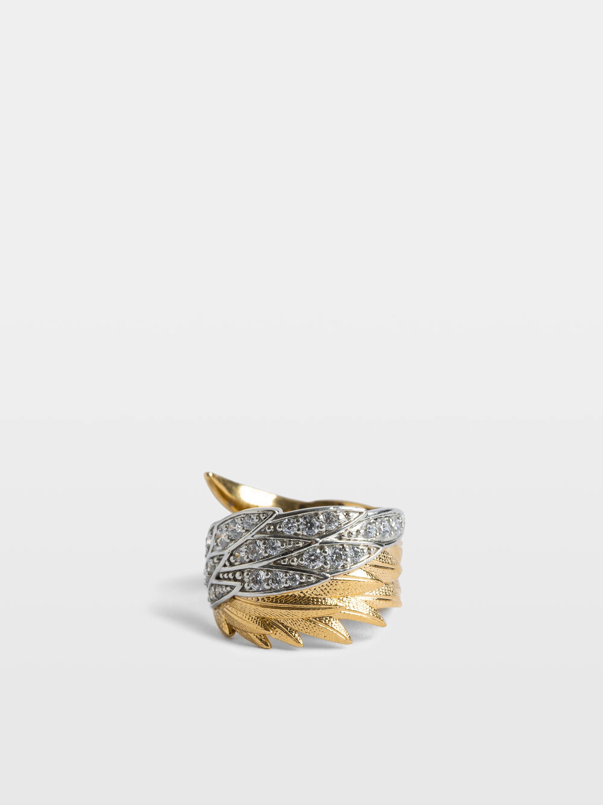Rock Feather Ring