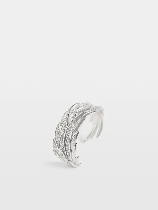 Rock Feather Bracelet
