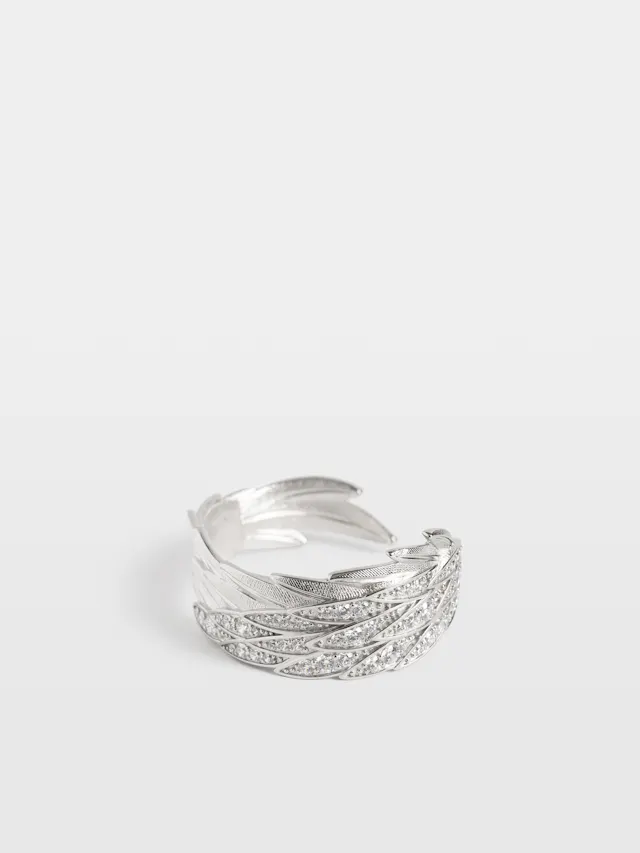 Rock Feather Bracelet