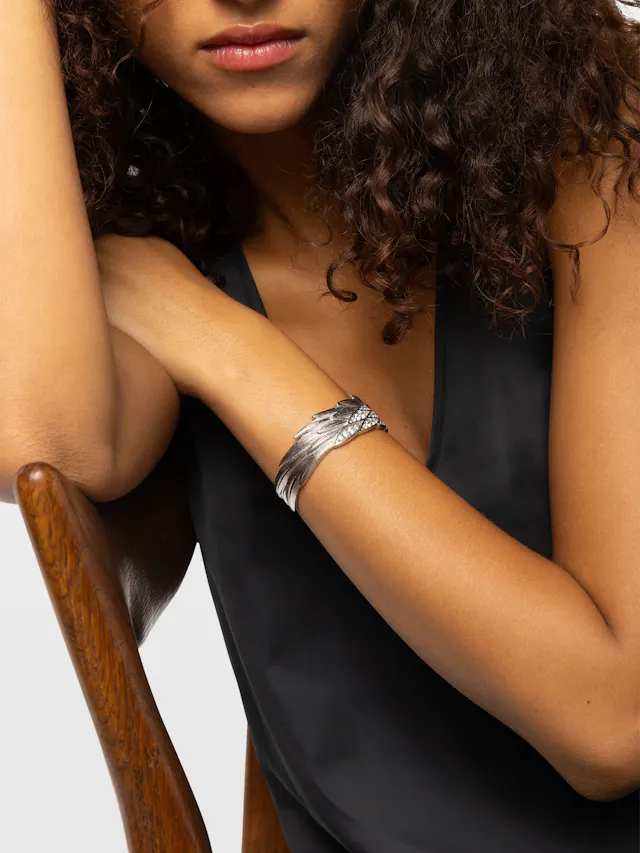 Rock Feather Bracelet