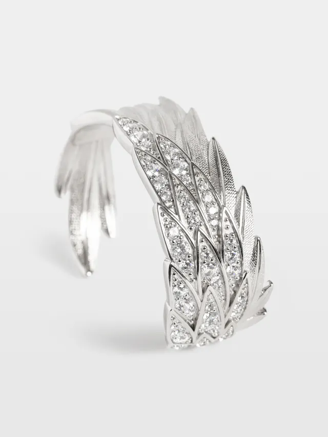 Rock Feather Bracelet