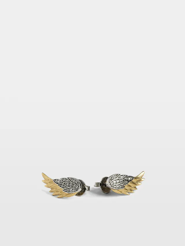 Boucles d'Oreilles Rock Feather
