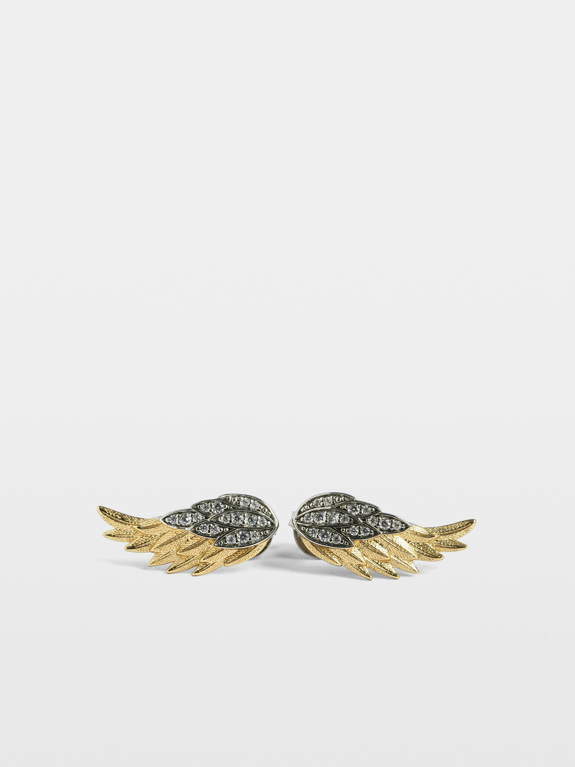 Rock Feather Earrings