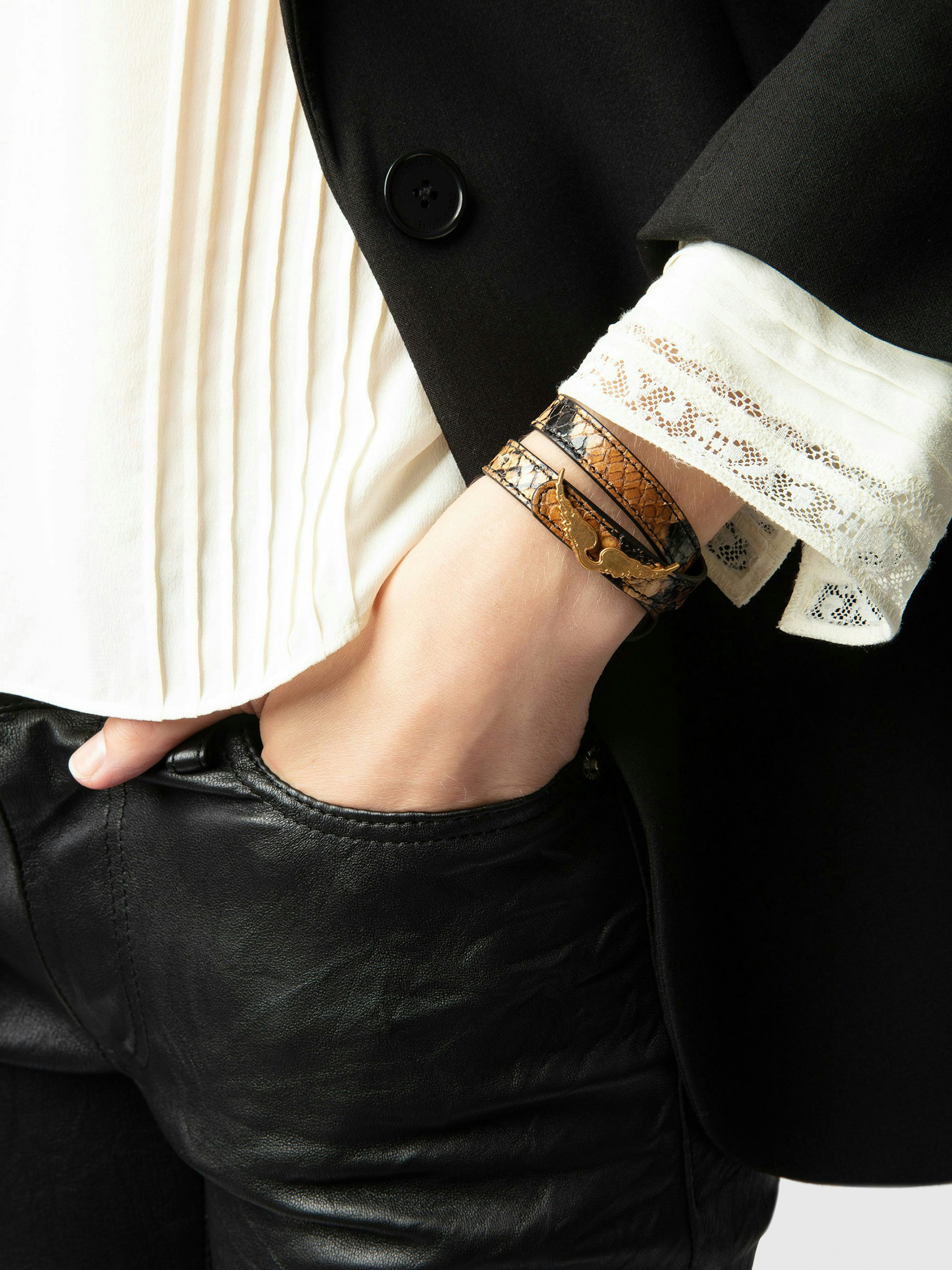 Bracciale Rock 100% Pelle