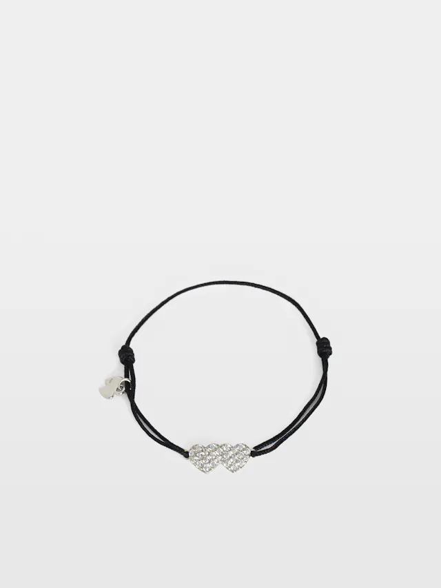 Pulsera Zadig Link Heart Strass