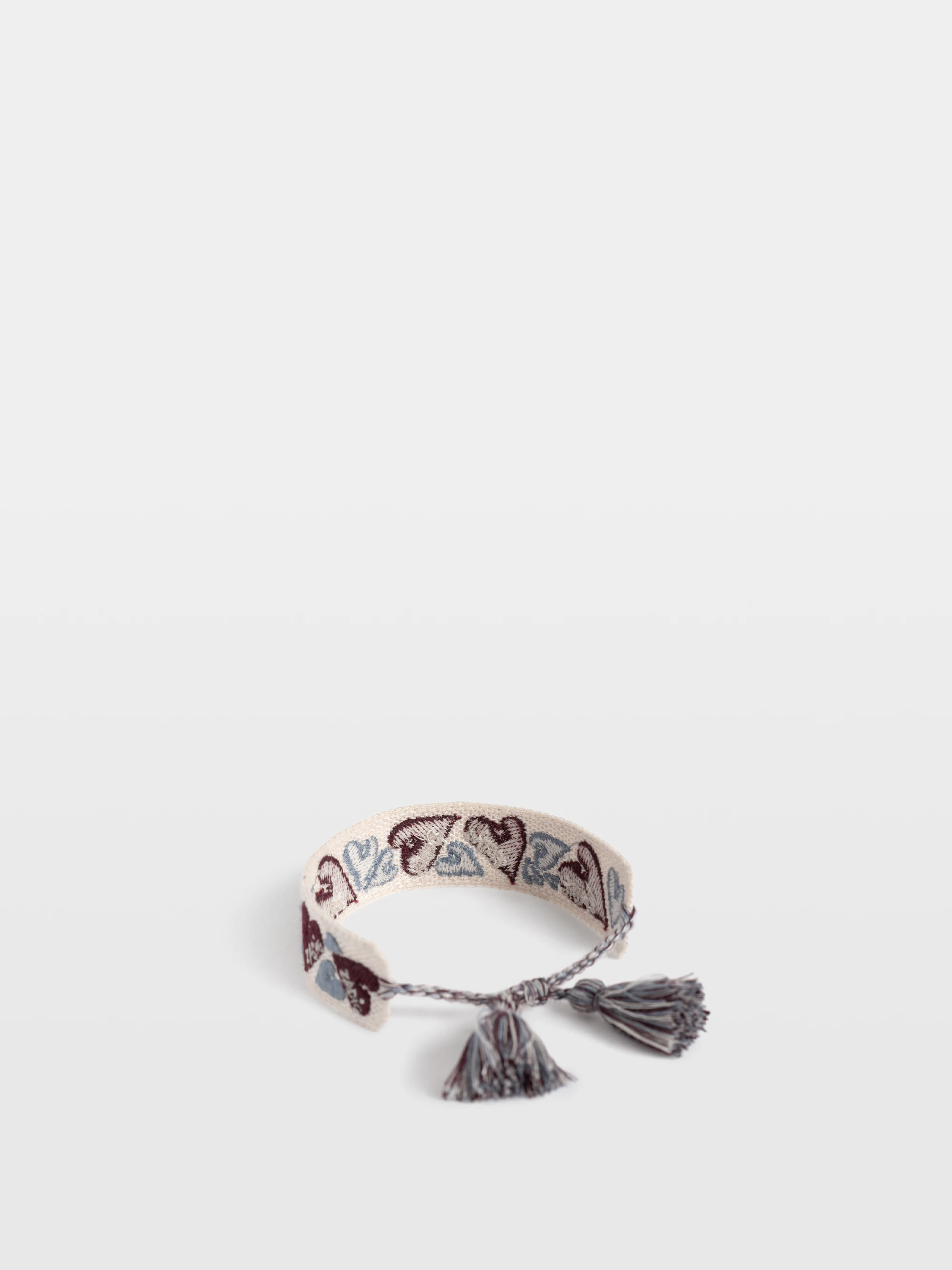 Zadig Woven Heart Bracelet