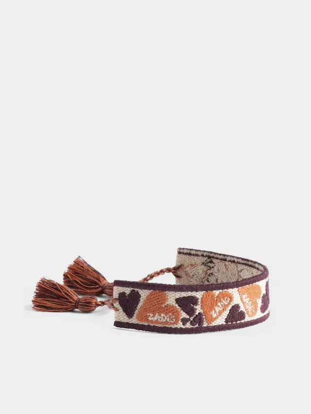 Zadig Woven Heart Bracelet