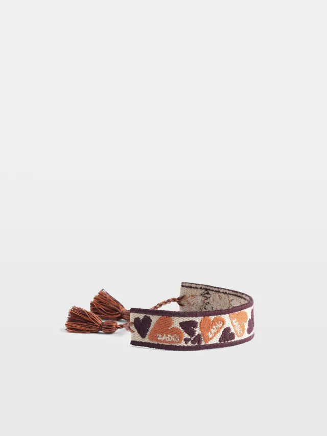 Zadig Woven Heart Bracelet
