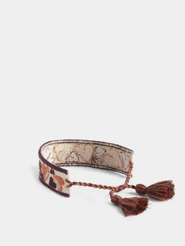 Zadig Woven Heart Bracelet